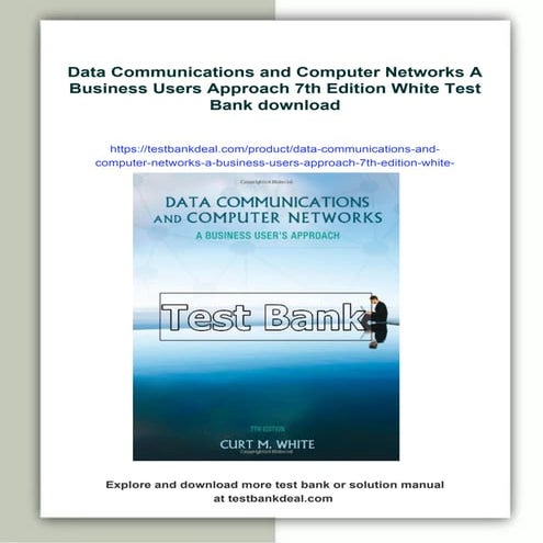 Data Communications and Computer Networks A Business Users Approach 7th Editi...