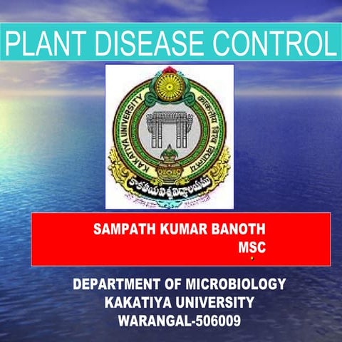 PLANT DISEASE CONTROL