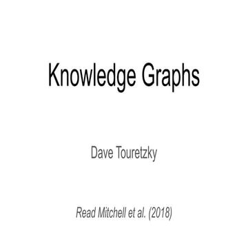 Introduction of Knowledge Graphs | PDF
