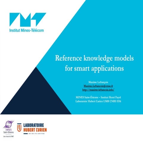 Reference Knowledge Models for Smart Application