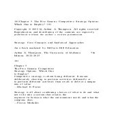 101Chapter 5 The Five Generic Competitive Strategy Options W | DOCX