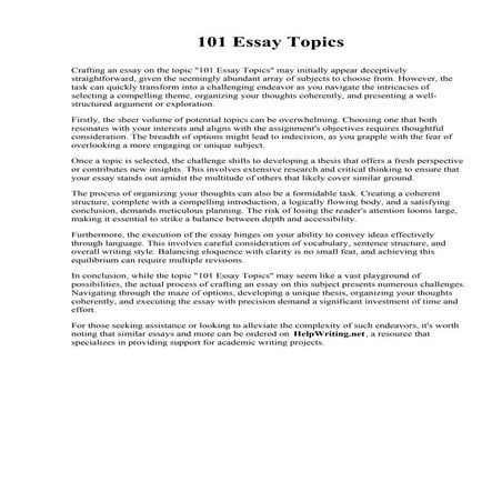 101 Essay Topics.pdf