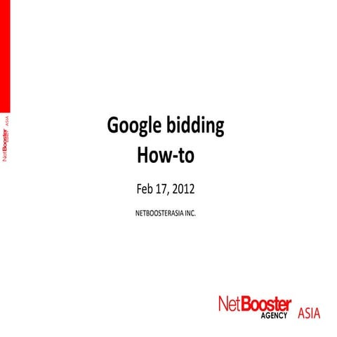 101 google auction system