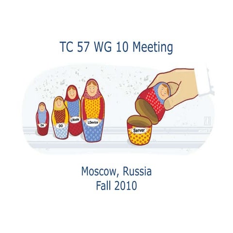 Invitation to WG 10 Meeting in Moscow in 2010