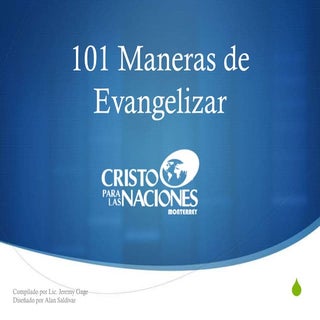 101 maneras de evangelizar