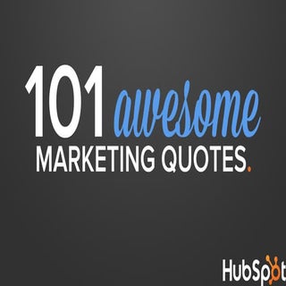 101 Awesome Marketing Quotes