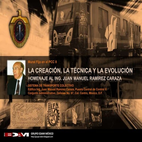 MURAL LA CREACIÓN, LA TECNOLOGÍA Y LA EVOLUCIÓN