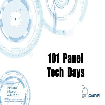 101 Panel Tech Days - Spock: O por qué deberías utilizarlo para testear tu có...