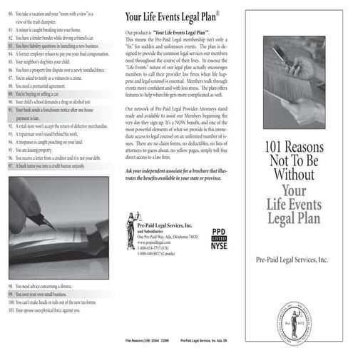 101 Reasons to use LegalShield | PDF
