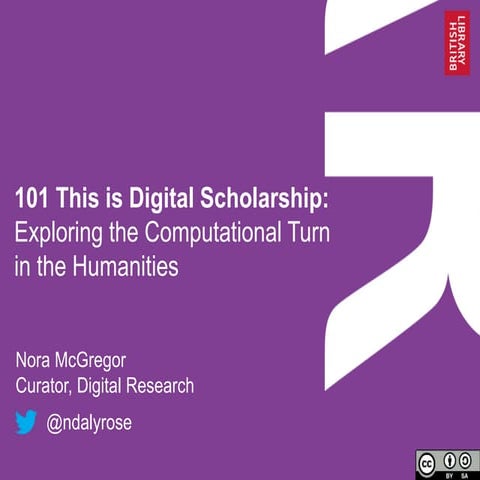 101 This is Digital Scholarship 2016