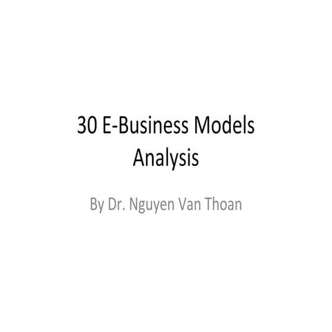 102   e-business model - 20 cases - v6.8 - update 9 jan 2014