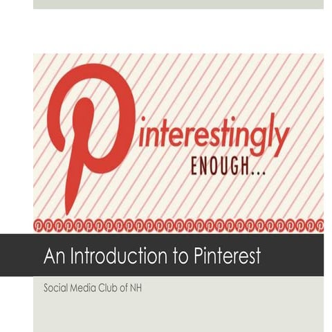 Intro to Pinterest | PPTX