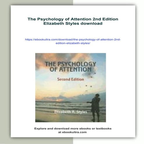 The Psychology of Attention 2nd Edition Elizabeth Styles
