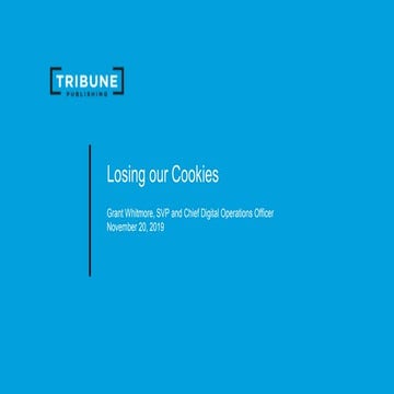 Digiday Programmatic Media Summit Fall 2019 | Tribune