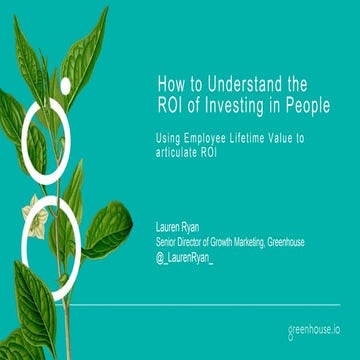How to Understand the ROI of Investing in People