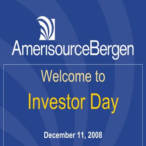 AmeriSourceBergen Analyst Meeting Slides