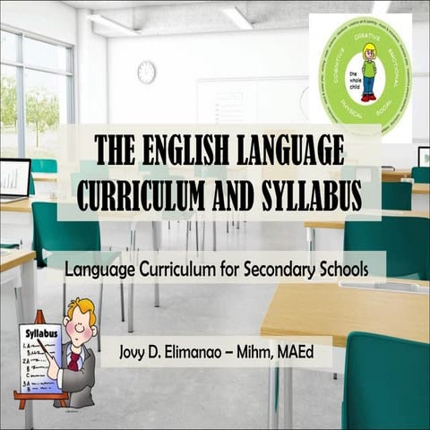 Language curriculum