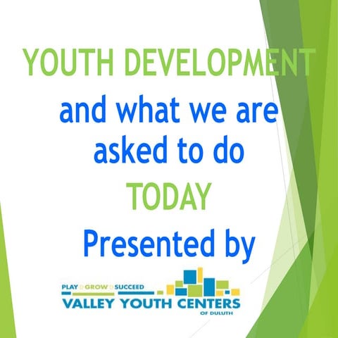 Valley Youth Center Presentation