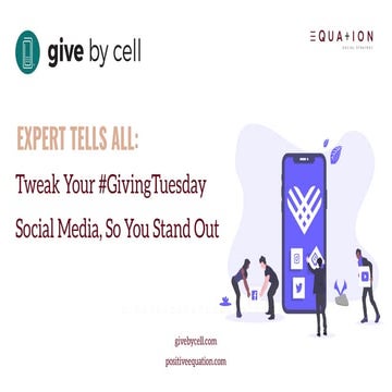 Tweak Your #GivingTuesday Social Media: Expert Tells All