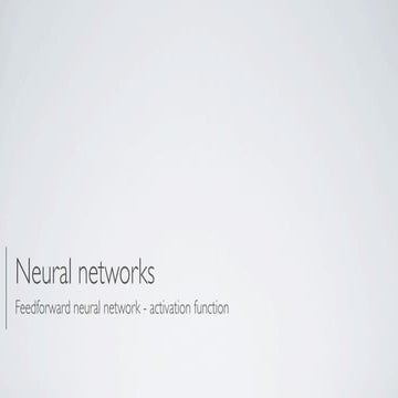 What is activation function in the context of neural network?