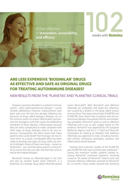 Celltrion Healthcare 102 weeks with Remsima(non-HCP)