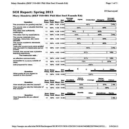 UA BA Transcripts without SSN | PDF