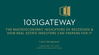 The Macroeconomic Indicators of Recession & How Real Estate Investors Can Prepare for It