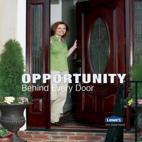 lowe's Annual Report2007