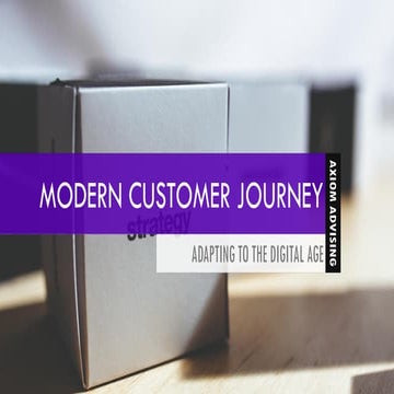 MODERN CUSTOMER JOURNEY