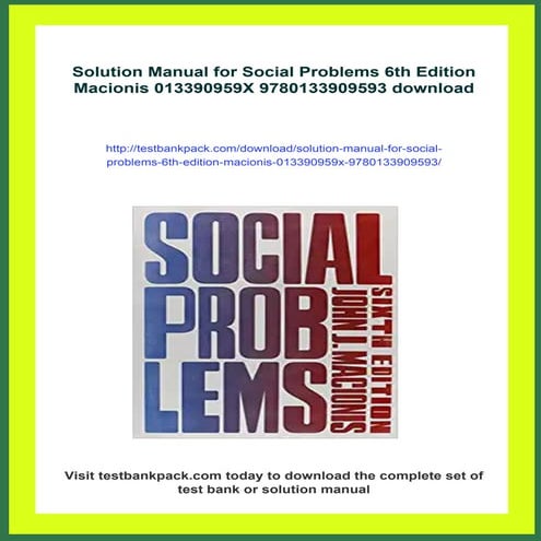 Social Problem and Social Sciences | PPTX
