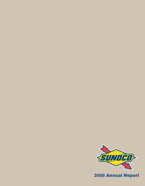 sunoco 2005 Annual Report