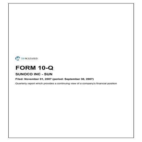 sunoco 2004 Form 10-K | PDF