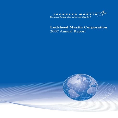 lockheed martin 2007 Annual Report