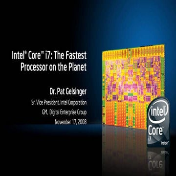 intel Presentation