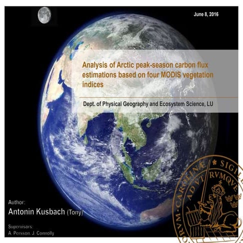 MSc Project  Presentation 2016