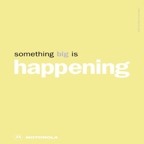 motorola 2000 Summary Annual Report (4.4 MB)