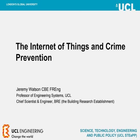 IoT and Crime Prevention