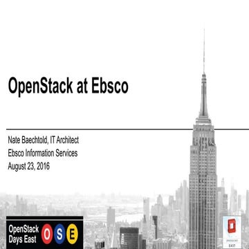OpenStack at EBSCO