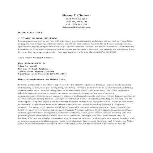 SOPHIA CV | PDF
