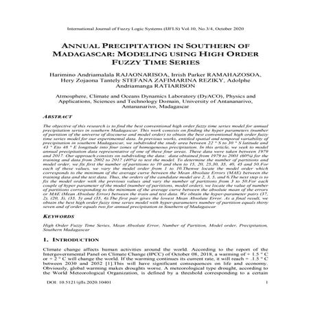 International Journal of Fuzzy Logic Systems (IJFLS)