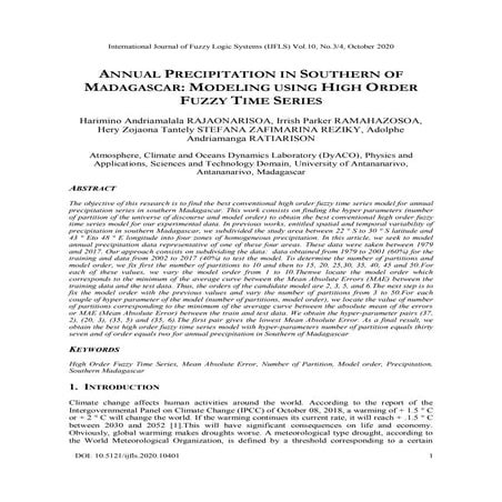 International Journal of Fuzzy Logic Systems (IJFLS)