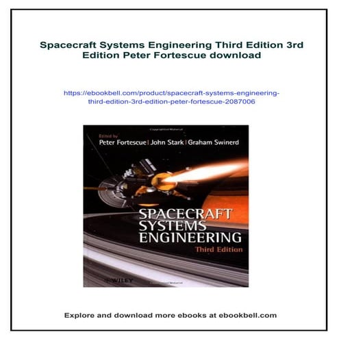 Fundamentals of Space Systems 2nd Edition Pisacane | PDF