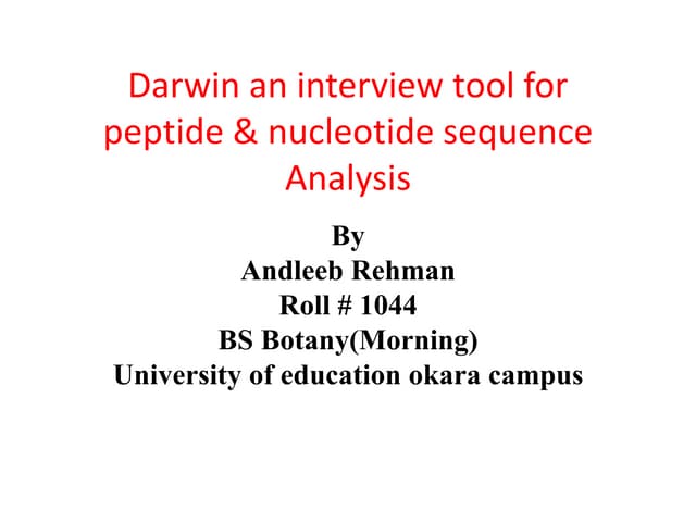 Darwin