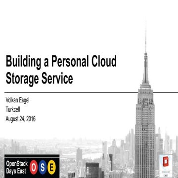 Building a Personal Cloud Storage Service