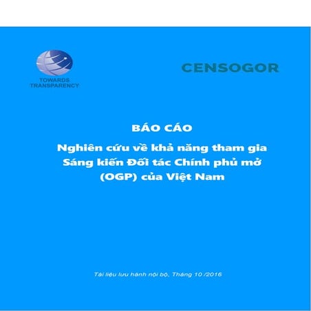 BÁO CÁO Nghiên cứu về khả năng tham gia Sáng kiến Đối tác Chính phủ mở (OGP) của Việt Nam_10483912092019