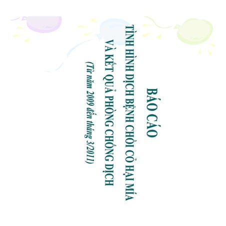 BÁO CÁO TÌNH HÌNH D TÌNH HÌNH DỊCH BỆNH CHỒI CỎ HẠI MÍA VÀ KẾT QUẢ PHÒNG CH PHÒNG CHỐNG DỊCH_10492612092019