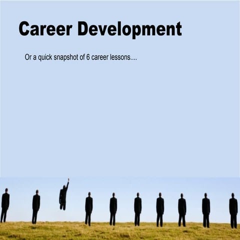 Career development | PPT