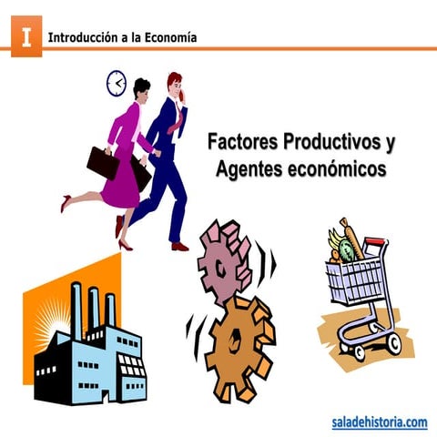 Factores productivos y agentes económicos