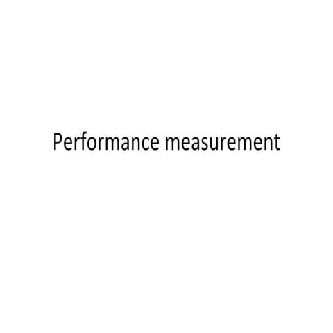 104performance measurementandbenchmarking