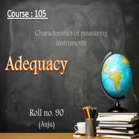 Adequacy 
